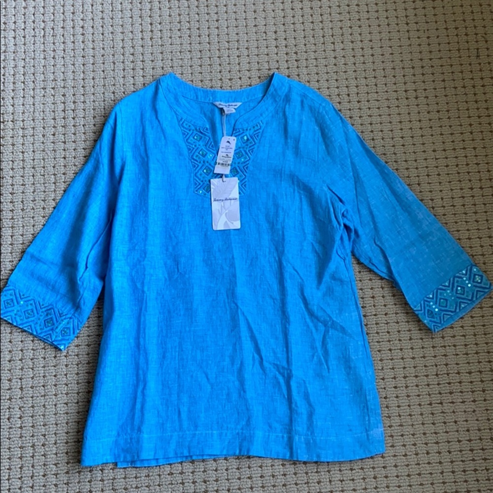 Tommy Bahama Blue Tunic - BRAND NEW
